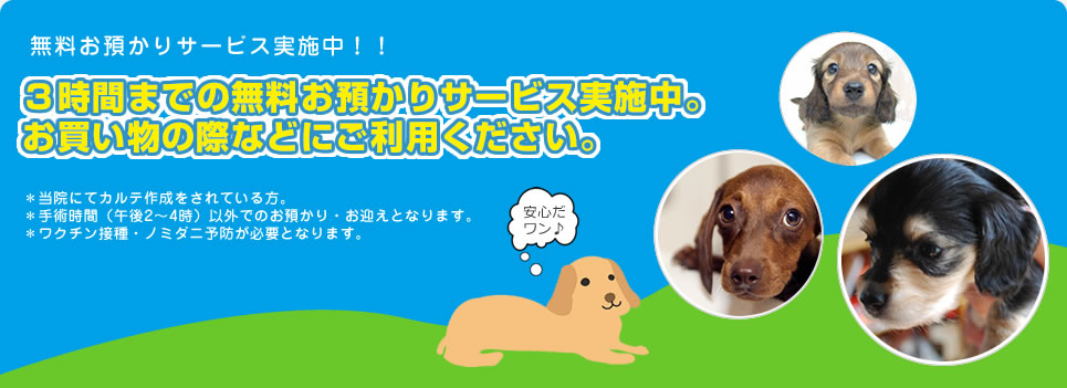 ペットお預り説明